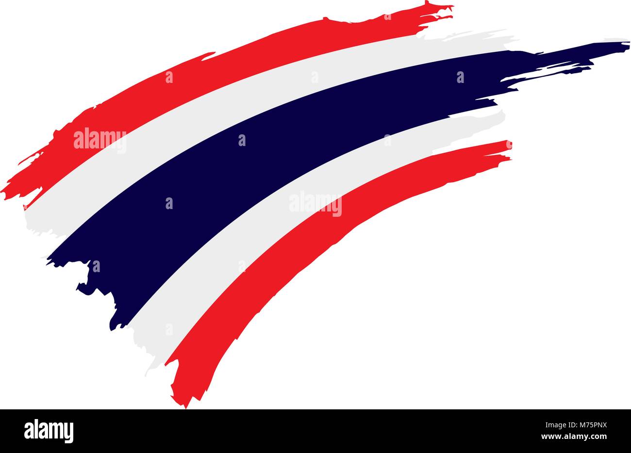 Thai Flag Ribbon Png - Goimages Guide