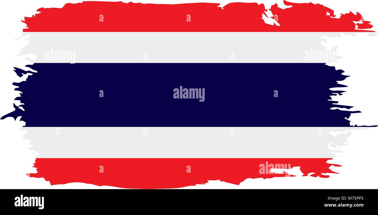 Thailand flag, vector illustration Stock Vector Image & Art - Alamy