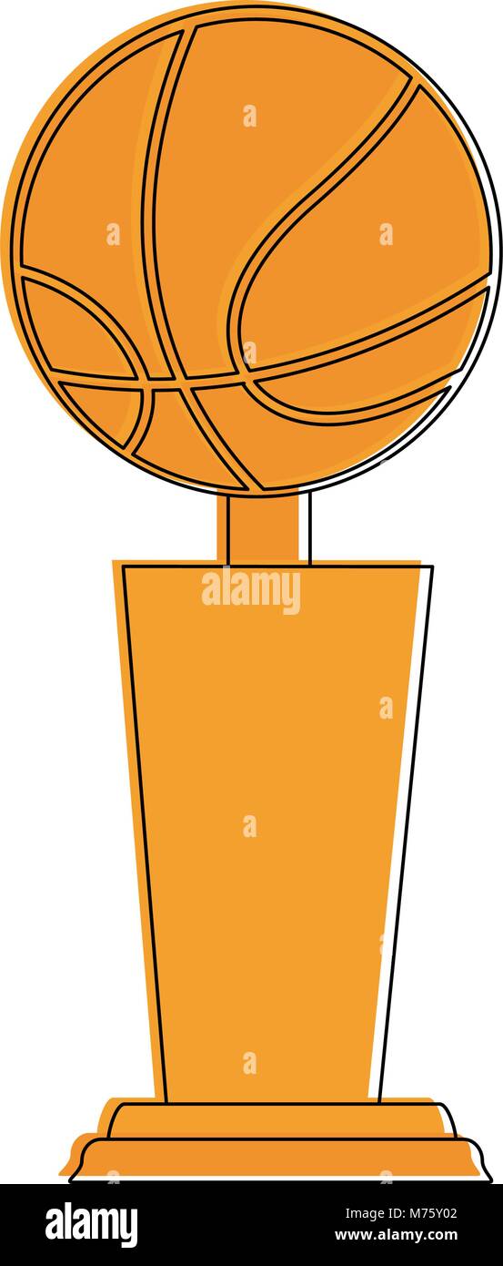 Basketball trophy cup vector illustration graphic design Stock Vector Image  & Art - Alamy