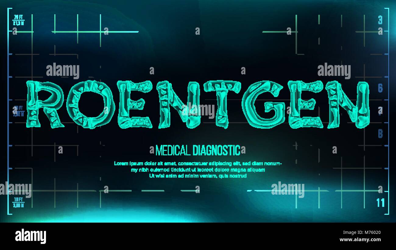 Roentgen Banner Vector Medical Background Transparent Roentgen