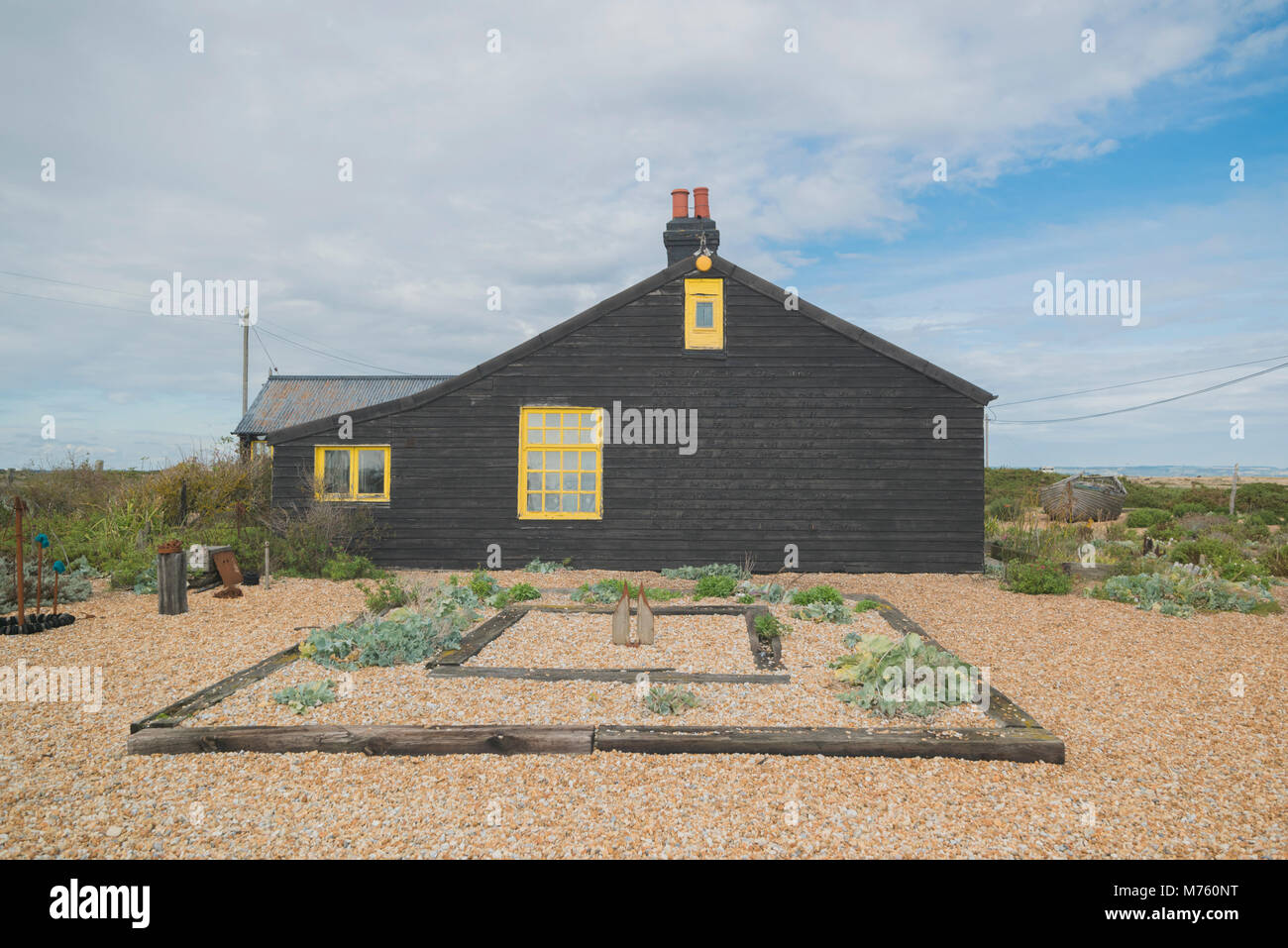 Prospect Cottage, home of the late director, Derek Jarman PHILLIP ROBERTS Stock Photo