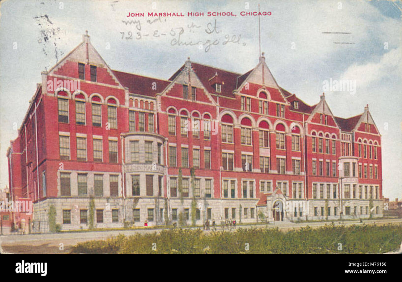 John Marshall High School, Chicago (NBY 417454 Stock Photo Alamy