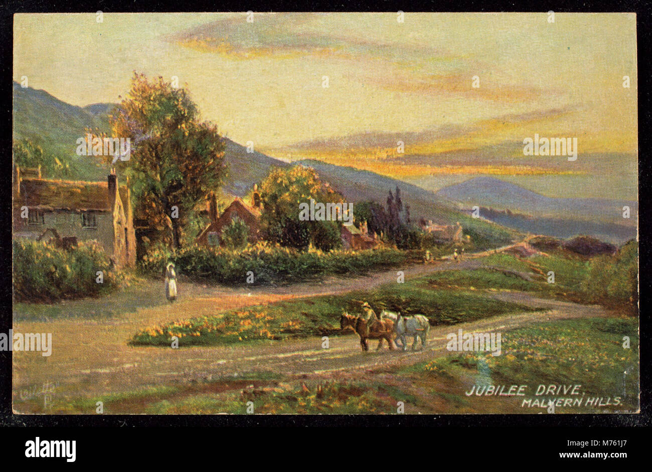 Jubilee Drive, Malvern Hills (NBY 442662 Stock Photo Alamy