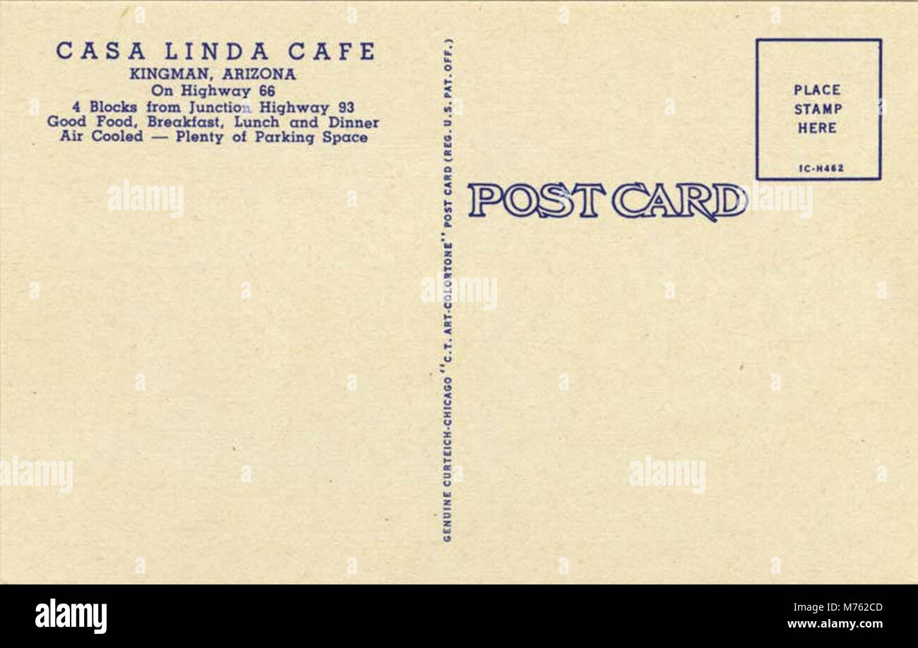 Kingman AZ - Casa Linda Cafe (NBY 431036) Stock Photo