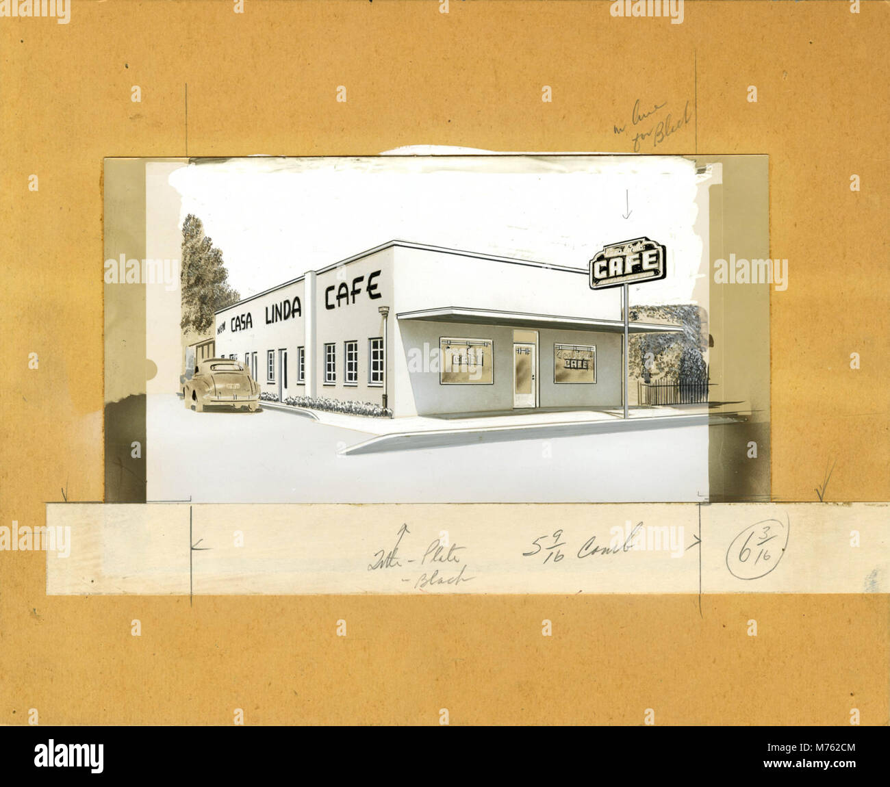 Kingman AZ - Casa Linda Cafe (NBY 431042) Stock Photo