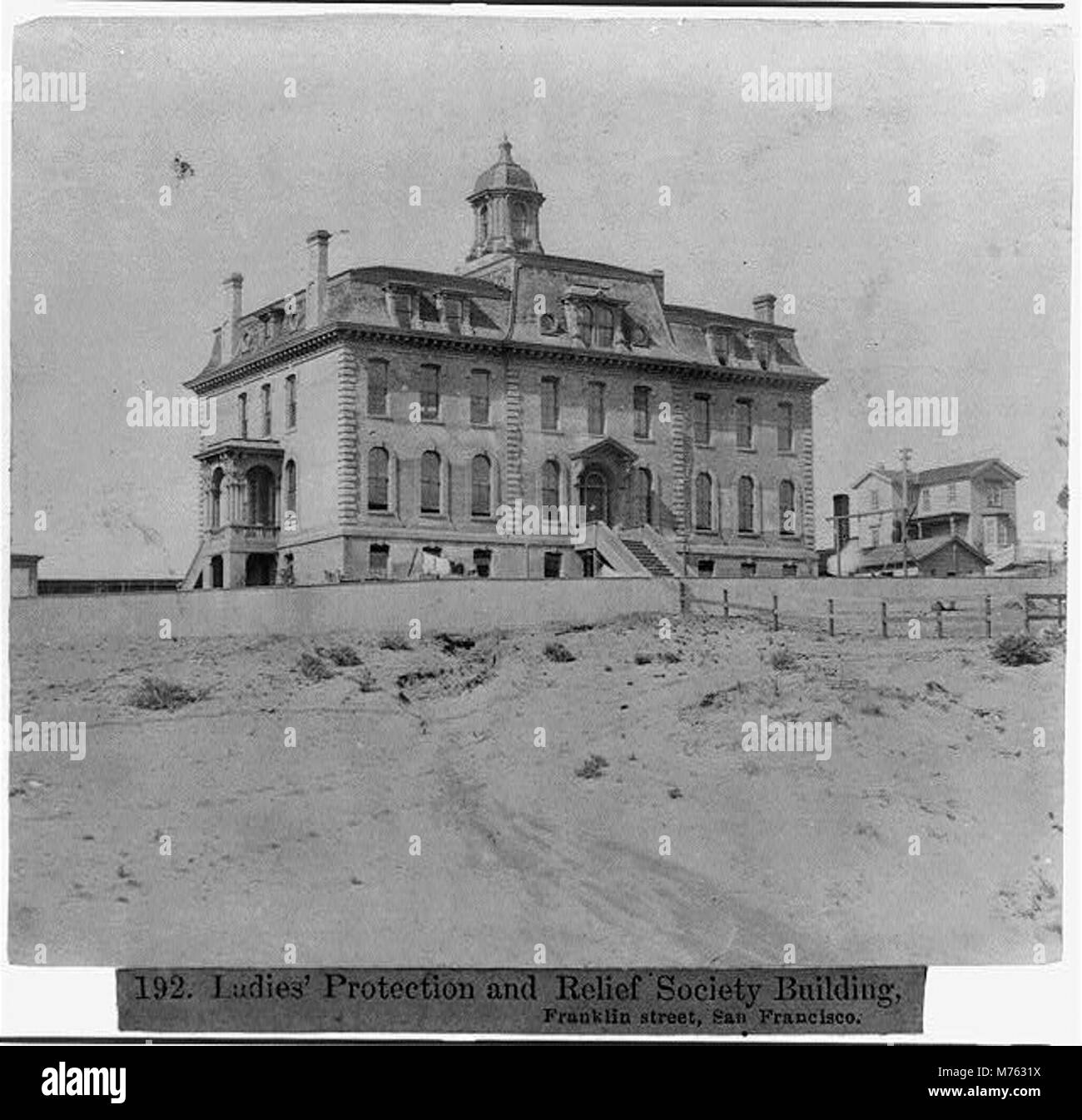 Ladies' Protection and Relief Society Bldg., Franklin St., San Francisco LCCN2002719835 Stock Photo