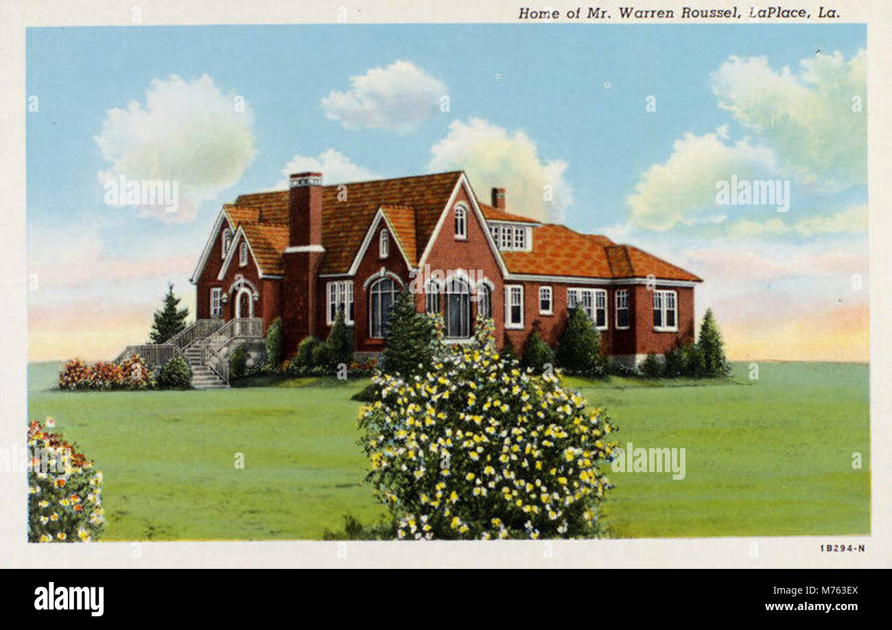 LaPlace LA Home of Mr. Warren Roussel (NBY 430879 Stock Photo Alamy