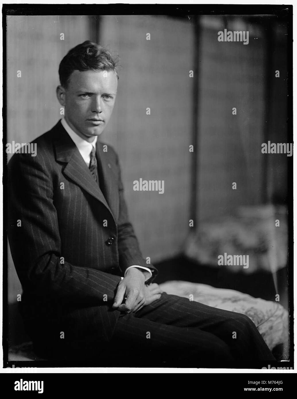 LINDBERGH, CHARLES. COLONEL LCCN2016862375 Stock Photo