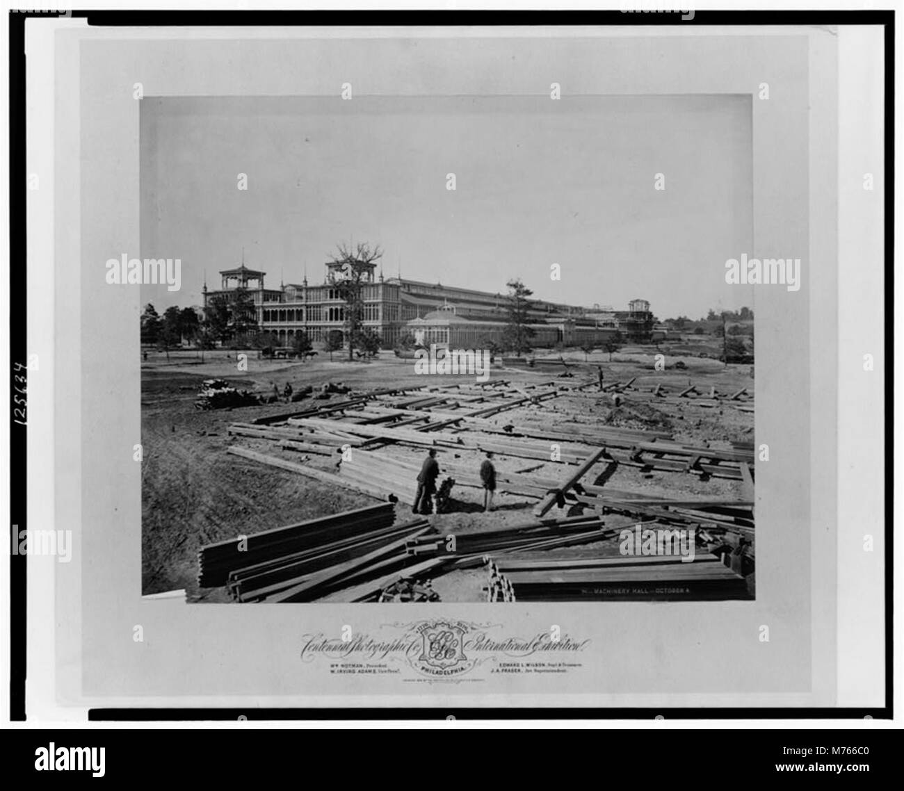 This image depicts Machinery Hall on October 8, capturing the ...