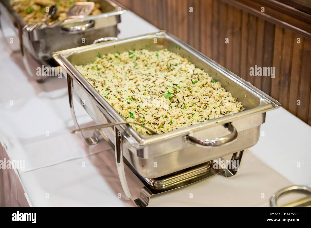 Wedding Reception Buffet Food Stock Photo - Alamy