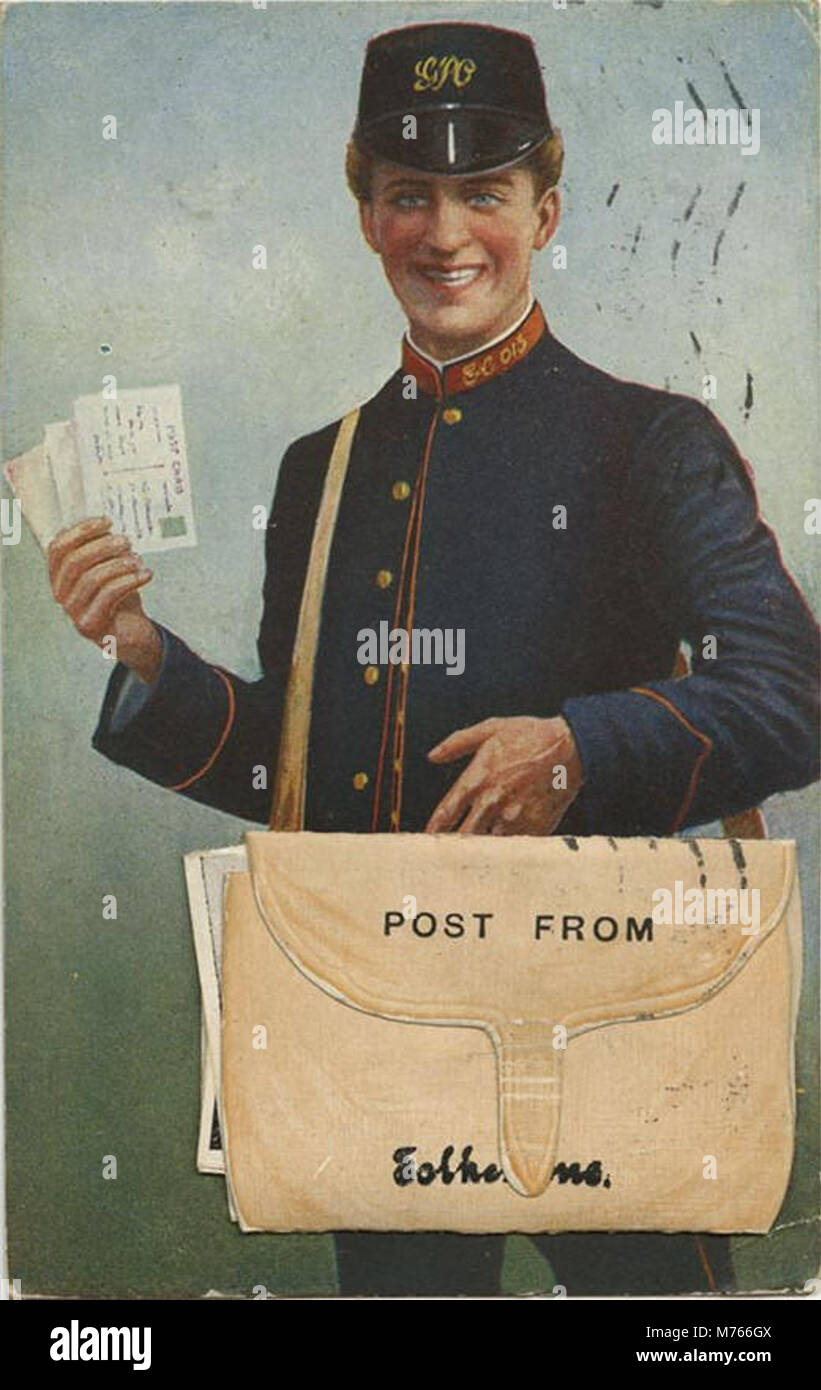 Mail carrier 1900s hi-res stock photography and images - Alamy