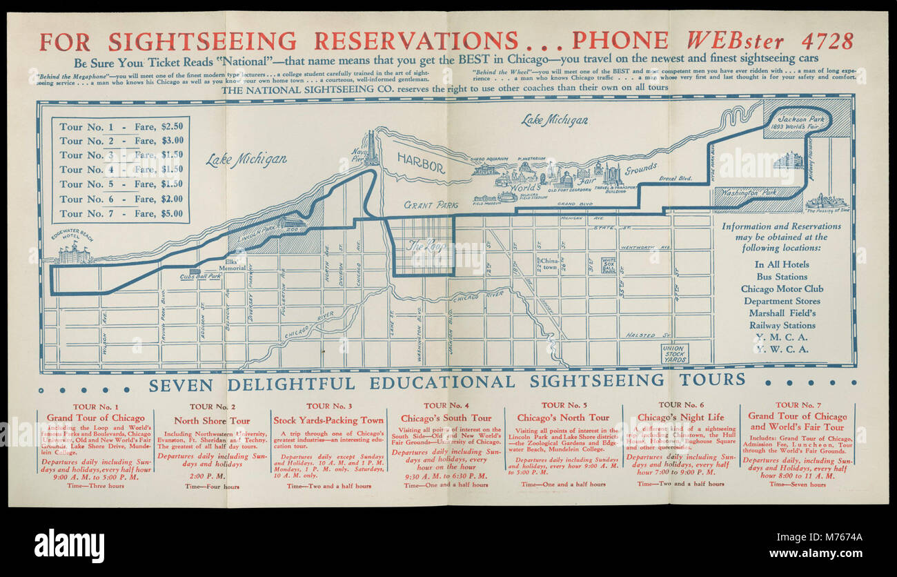 1920s map of chicago hi-res stock photography and images - Alamy