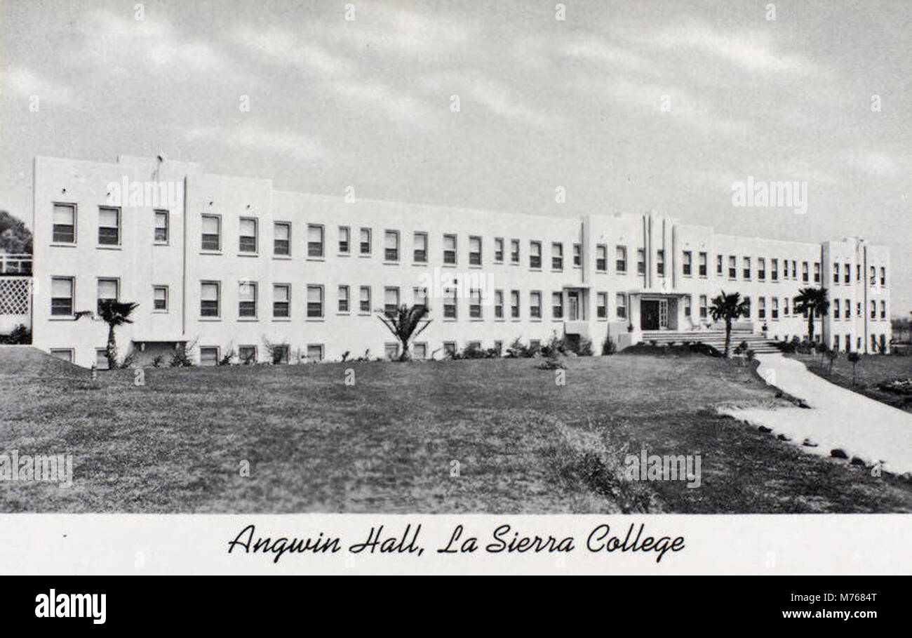Arlington CA - Angwin Hall, La Sierra College (NBY 431000) Stock Photo