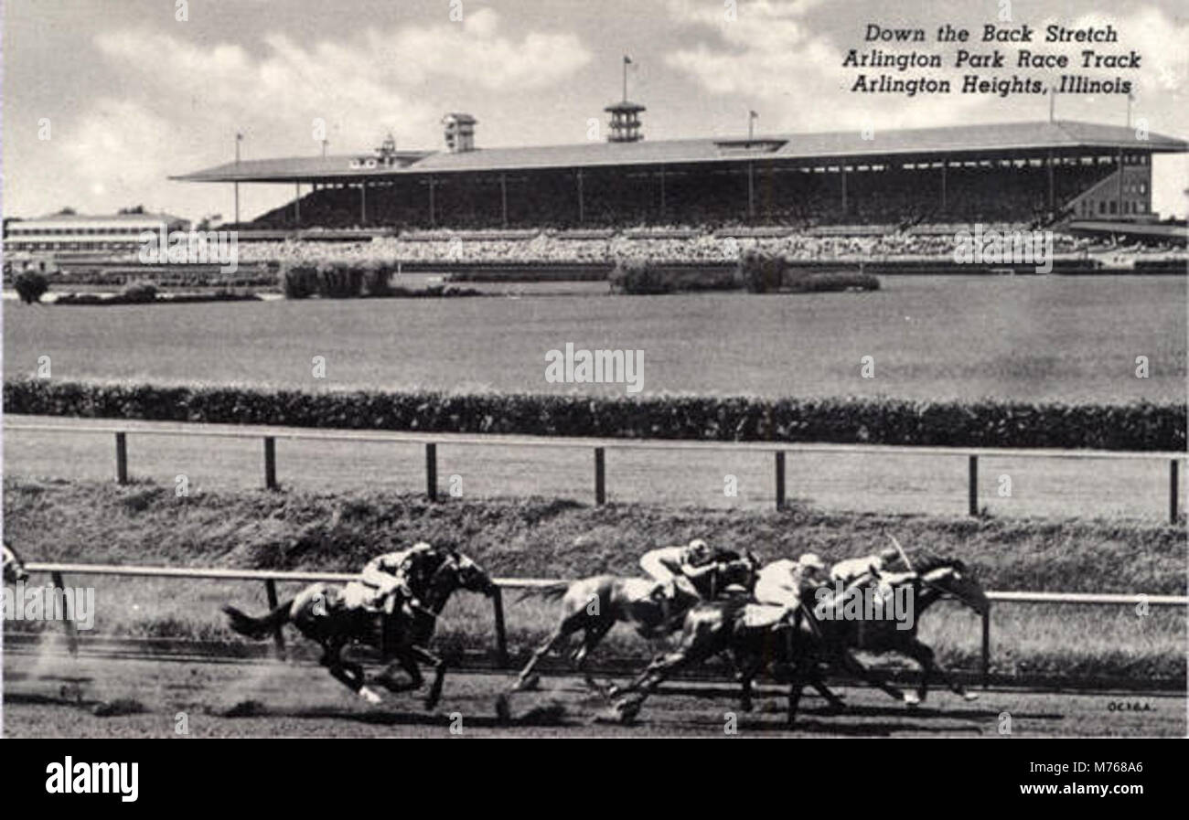 Arlington Park Race Track (NBY 8099 Stock Photo Alamy