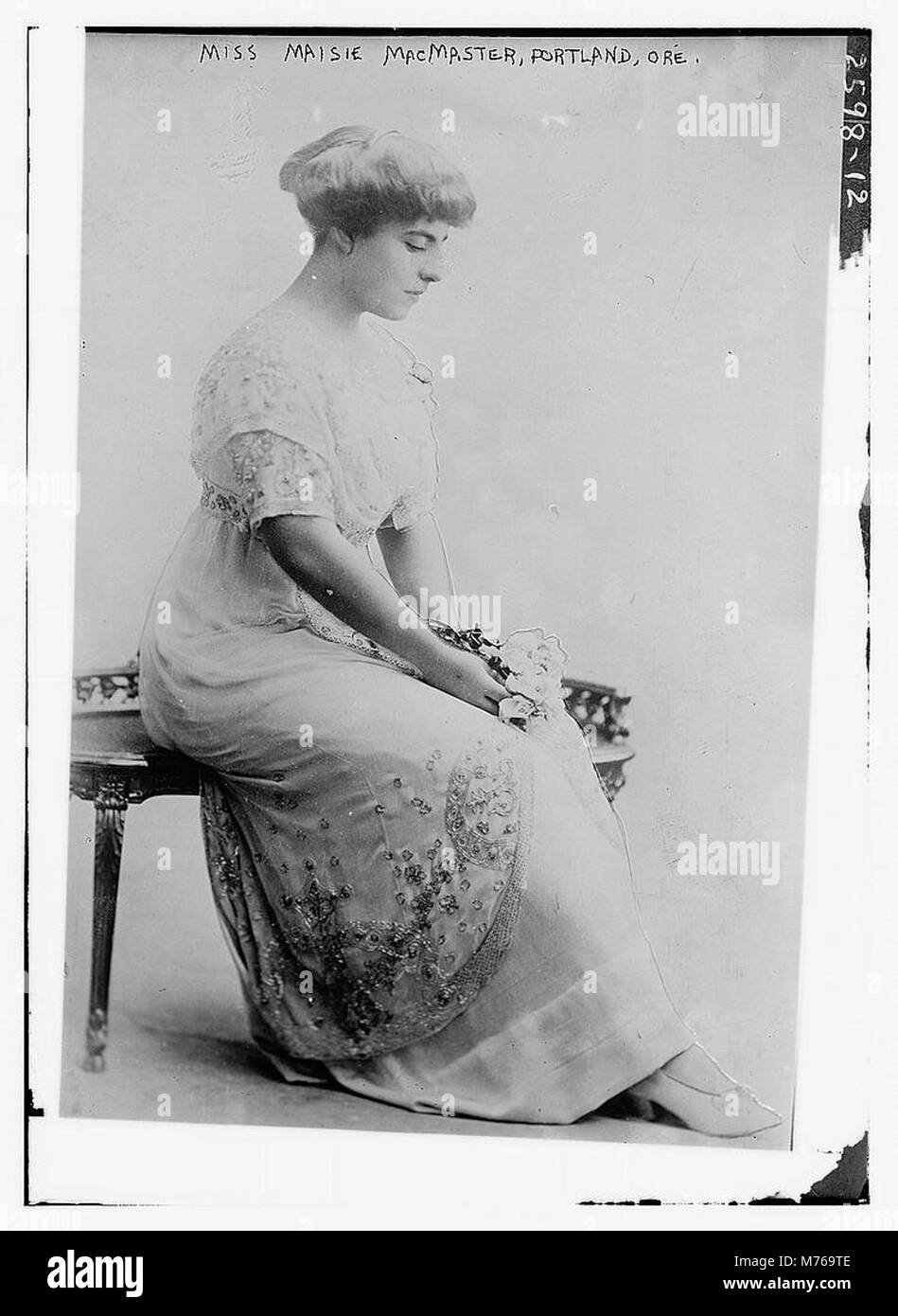 The Image Features Miss Maisie Macmaster Likely A Notable Figure From The Image Features Miss Maisie Macmaster Likely A Notable Figure From