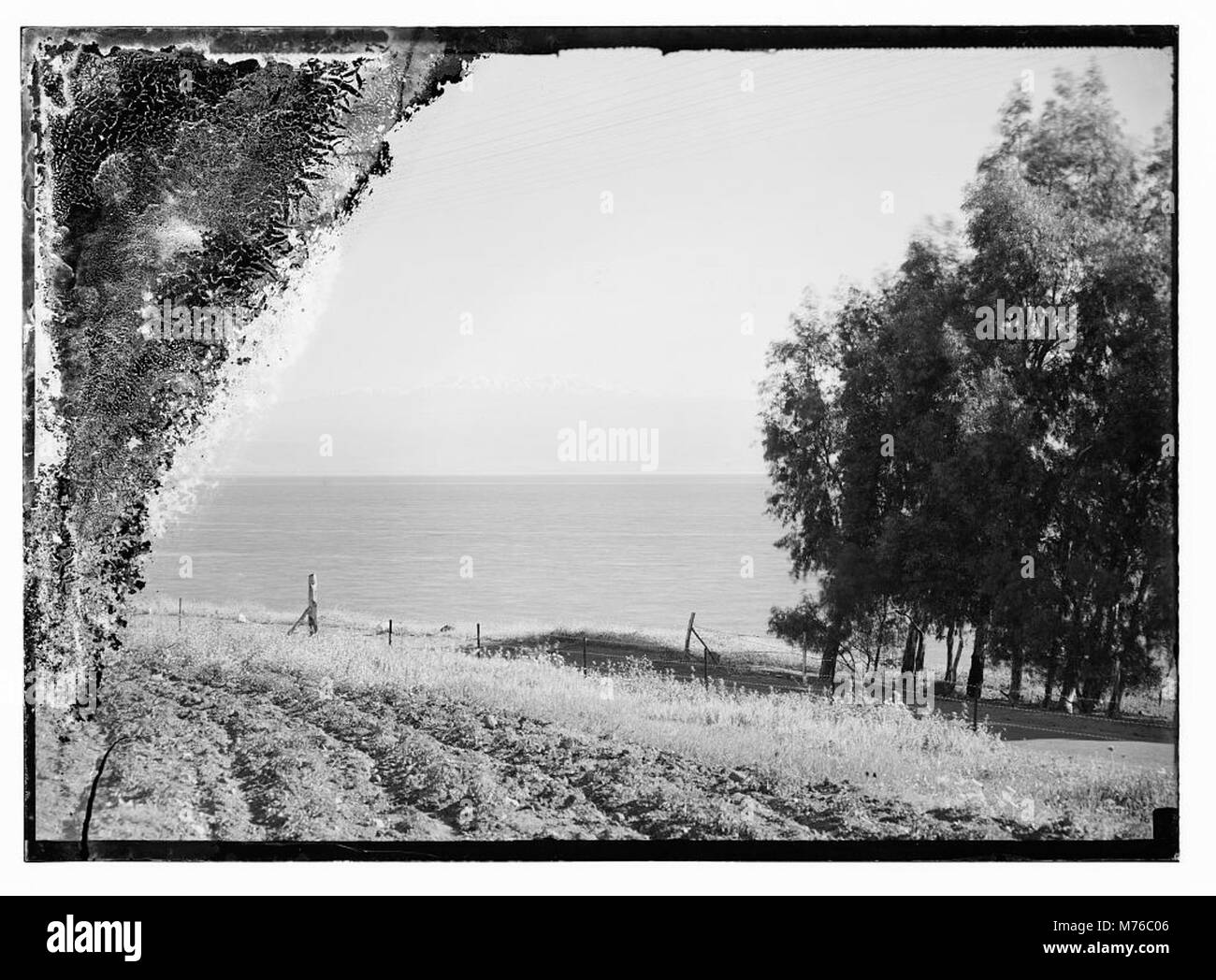 Mt. Hermon from Sea of Galilee LOC matpc.08926 Stock Photo Alamy