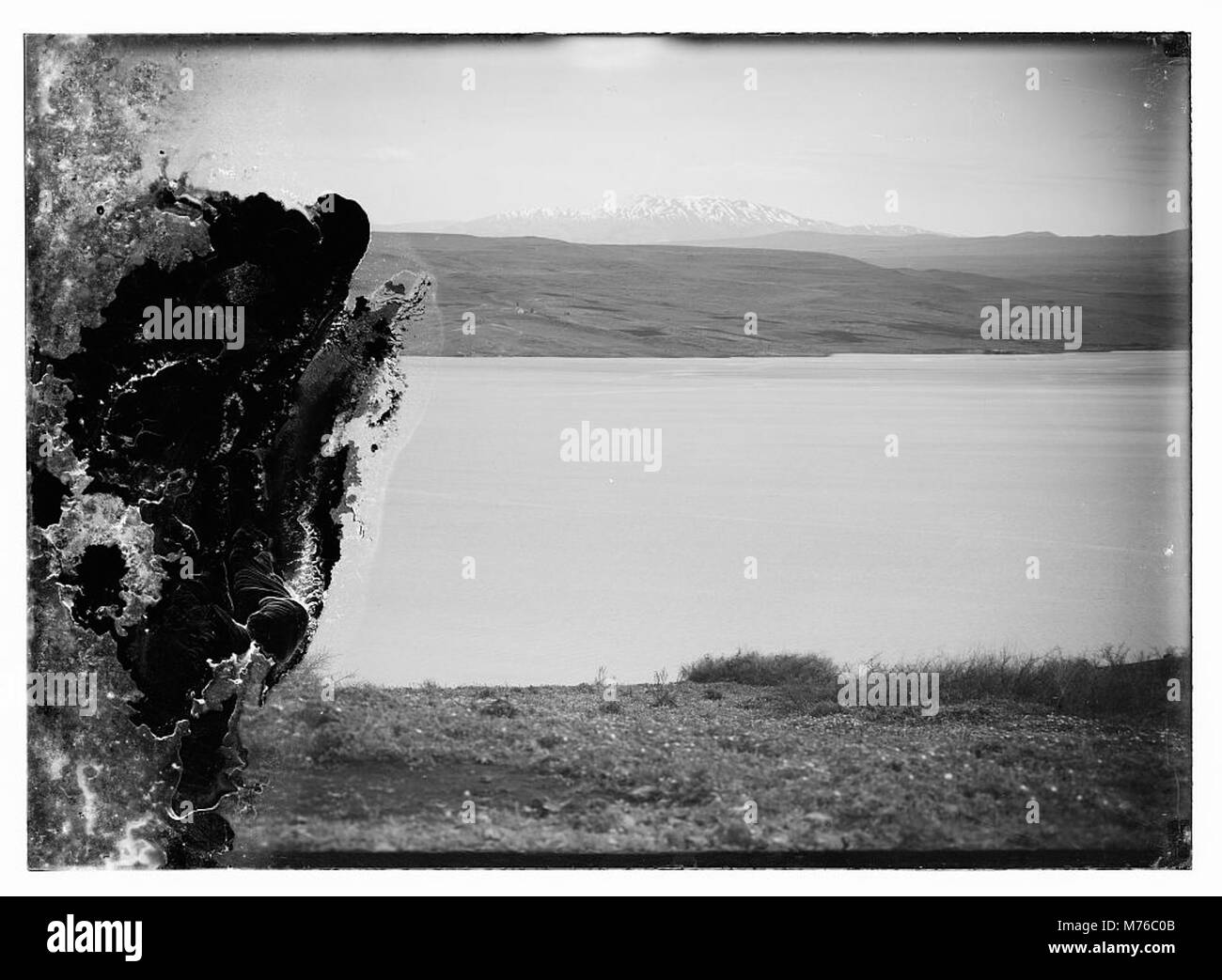 Mt. Hermon from Sea of Galilee LOC matpc.08931 Stock Photo Alamy