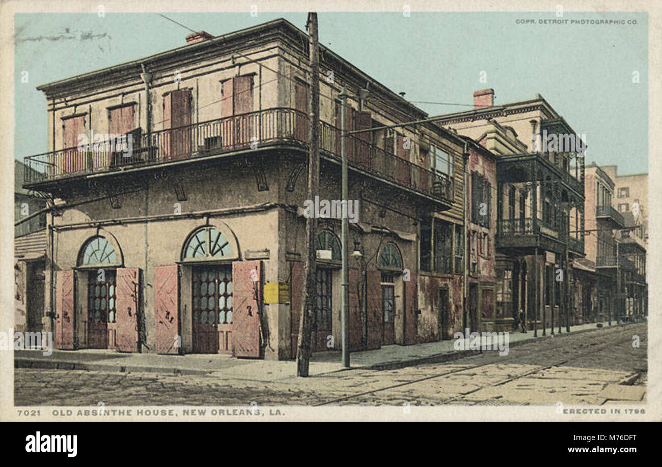 The Old Absinthe House in New Orleans, established in 1798, is an ...