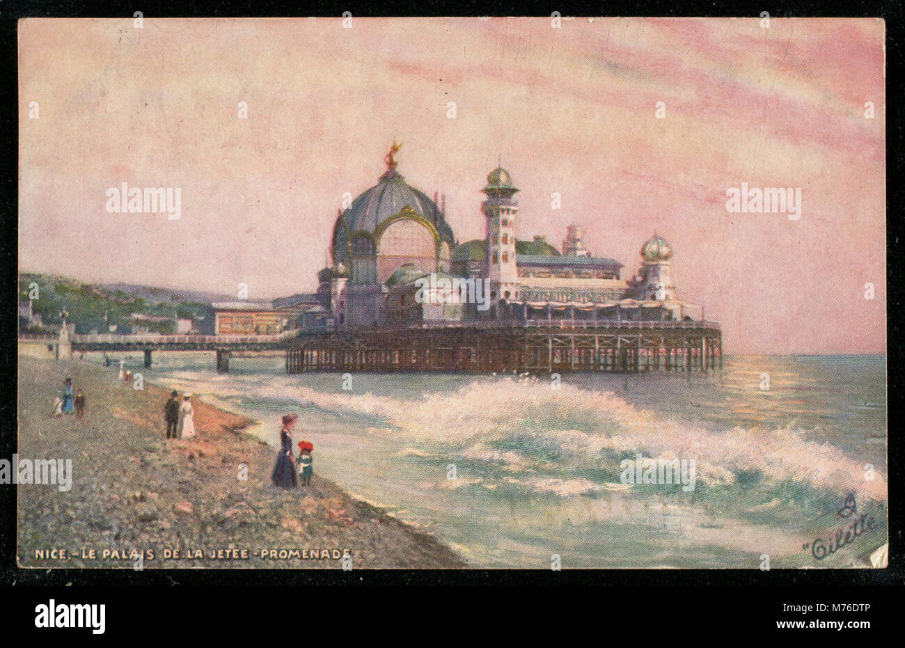 Nice. La Palais de La Jetee Promenade (NBY 440448 Stock Photo Alamy