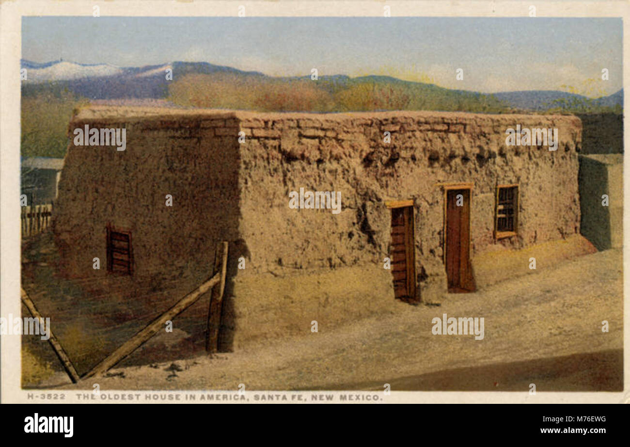 Oldest House in America (NBY 18543 Stock Photo Alamy