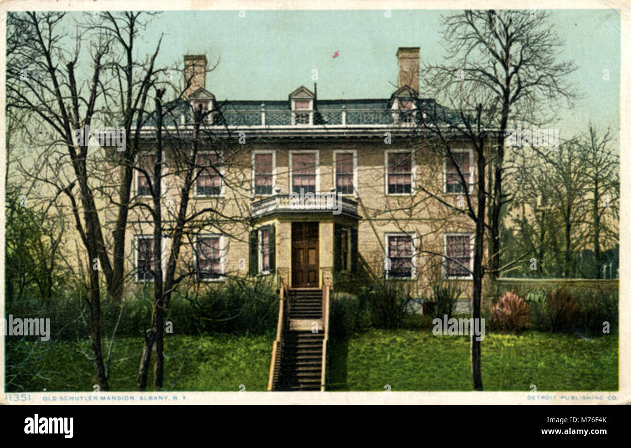Old Schuyler Mansion (NBY 1532 Stock Photo Alamy