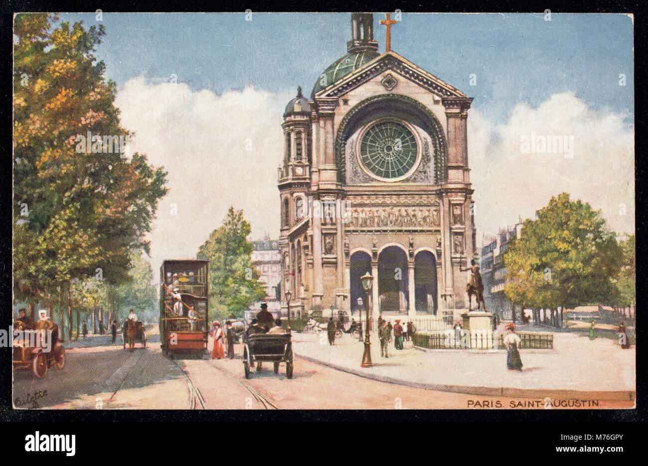 Parias Example The Saint-Augustin Church in Paris, an example of 19th-century ...