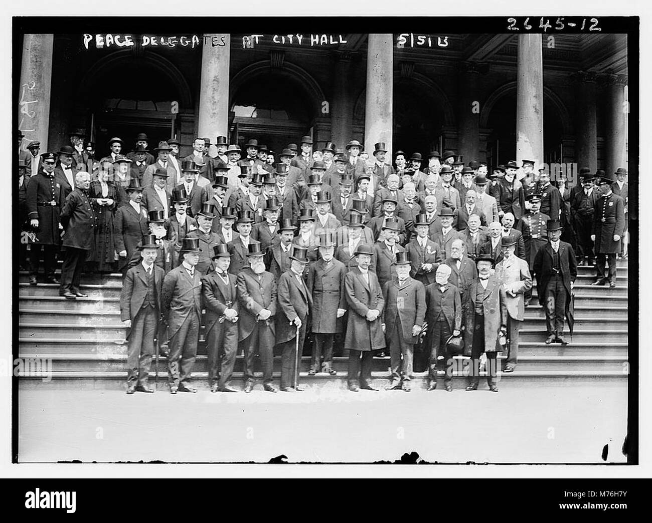 Delegates from various nations gather at City Hall to negotiate and ...