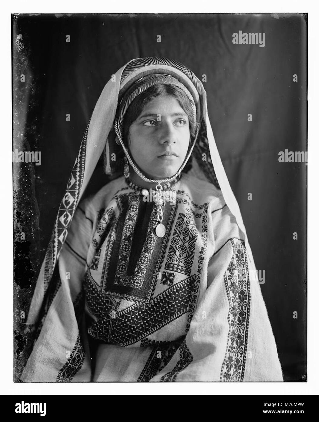 Ramallah woman LOC matpc.11836 Stock Photo Alamy