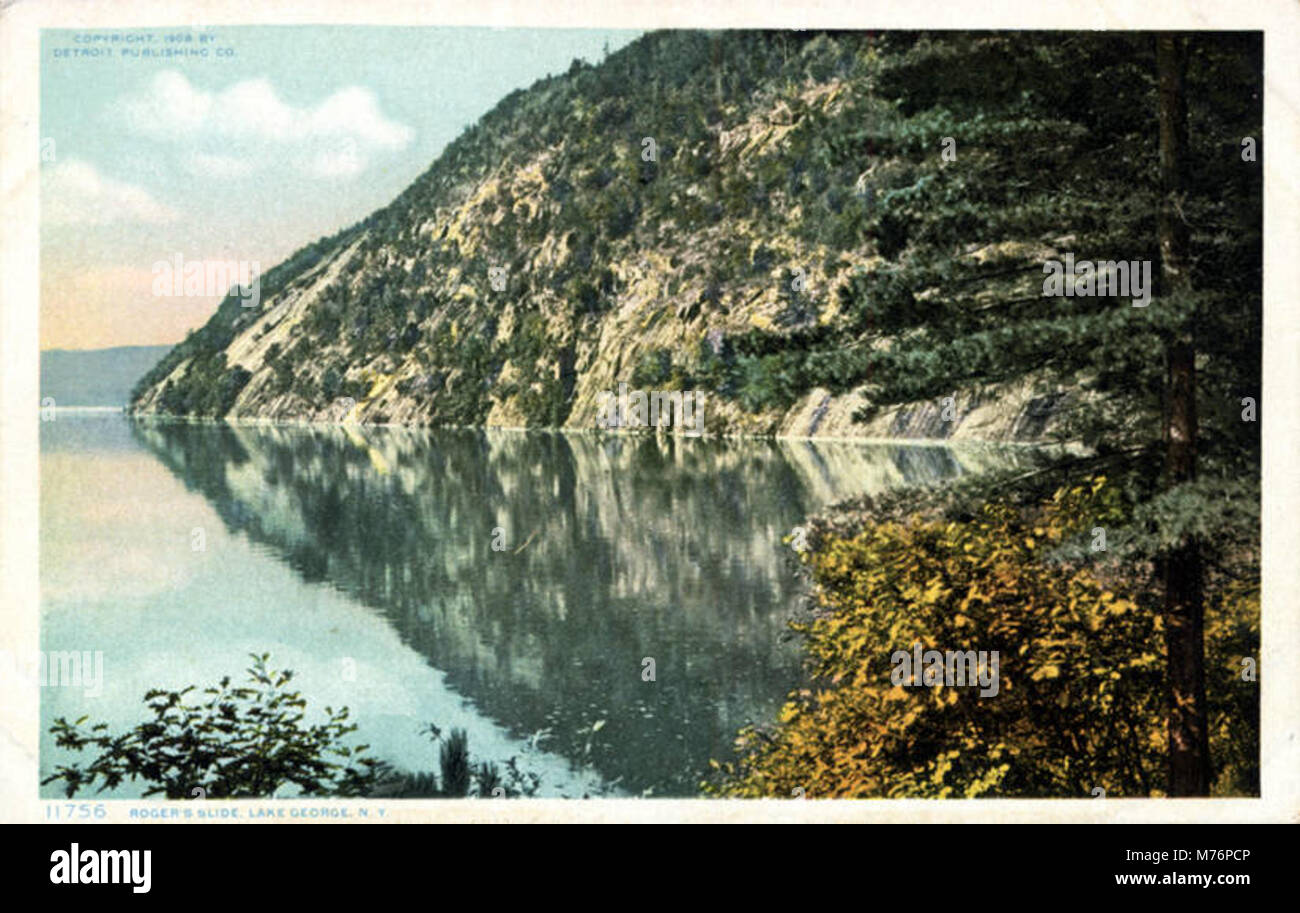 Roger's Slide, Lake (NBY 1924 Stock Photo Alamy