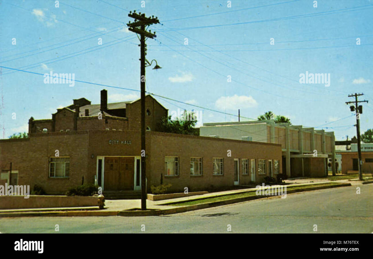 Santa Rosa NM City Hall (NBY 433519 Stock Photo Alamy