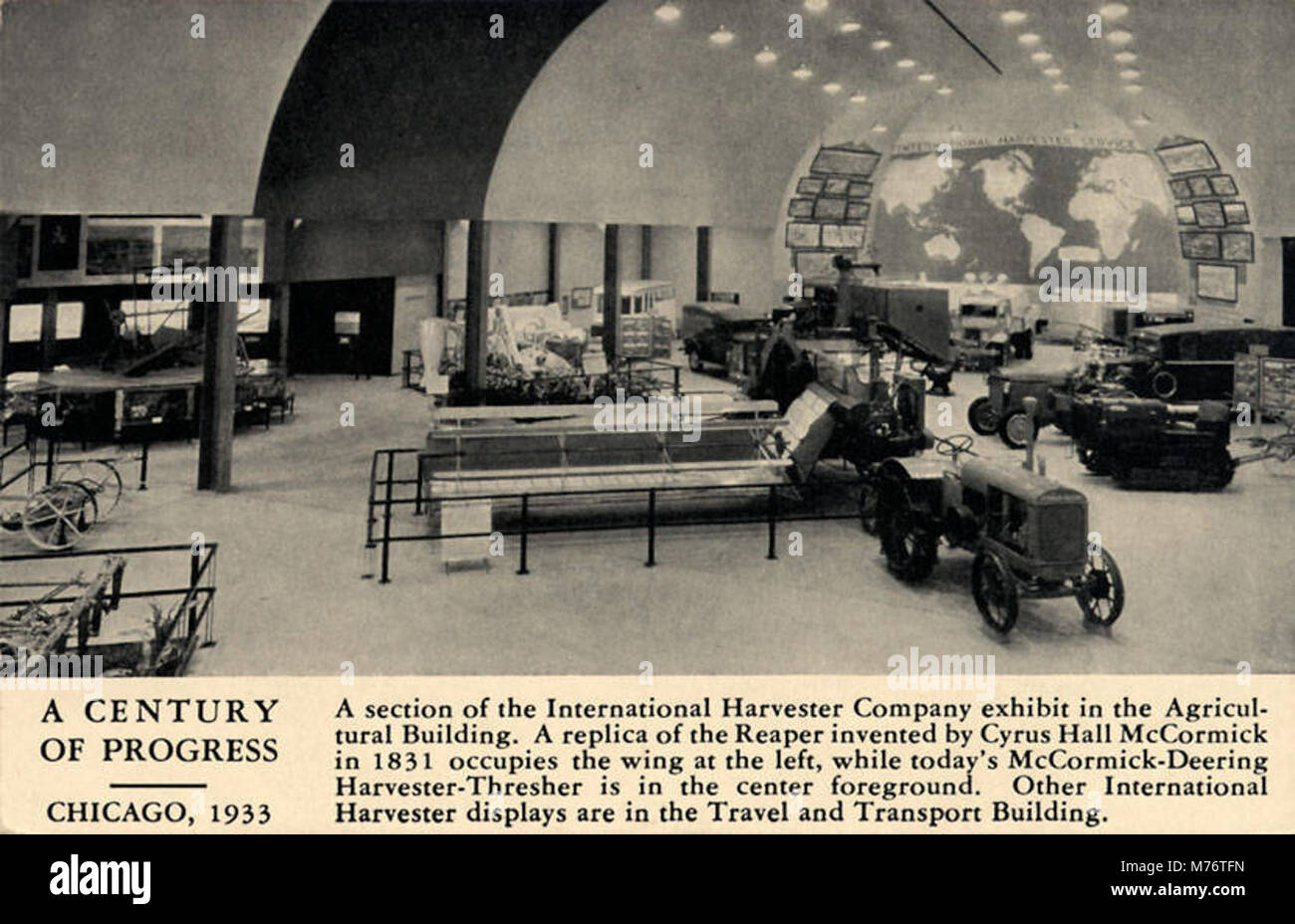 A Section Of The International Harvester Company Exhibit In The