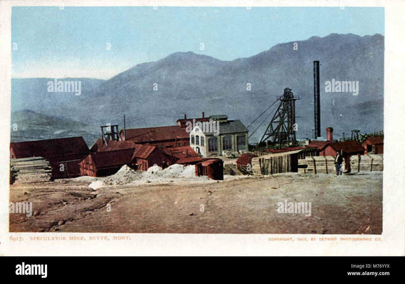 Speculator Mine, Butte, Montana (NBY 432423 Stock Photo Alamy