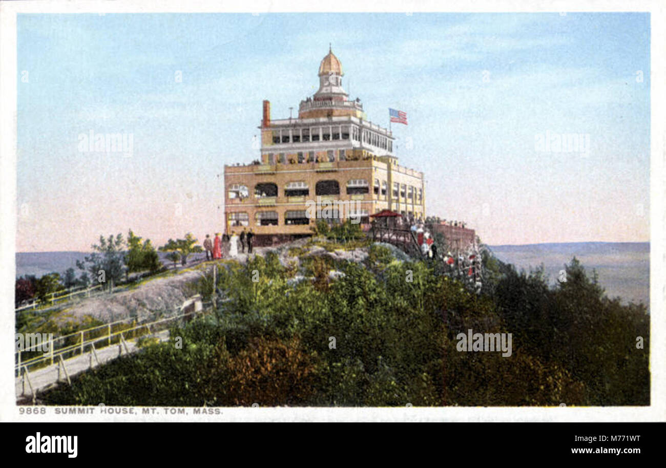 Summit House, Mount Tom (NBY 3947 Stock Photo Alamy