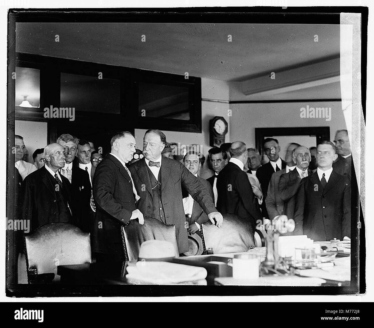 The swearing-in ceremony of President William Howard Taft on July 11 ...