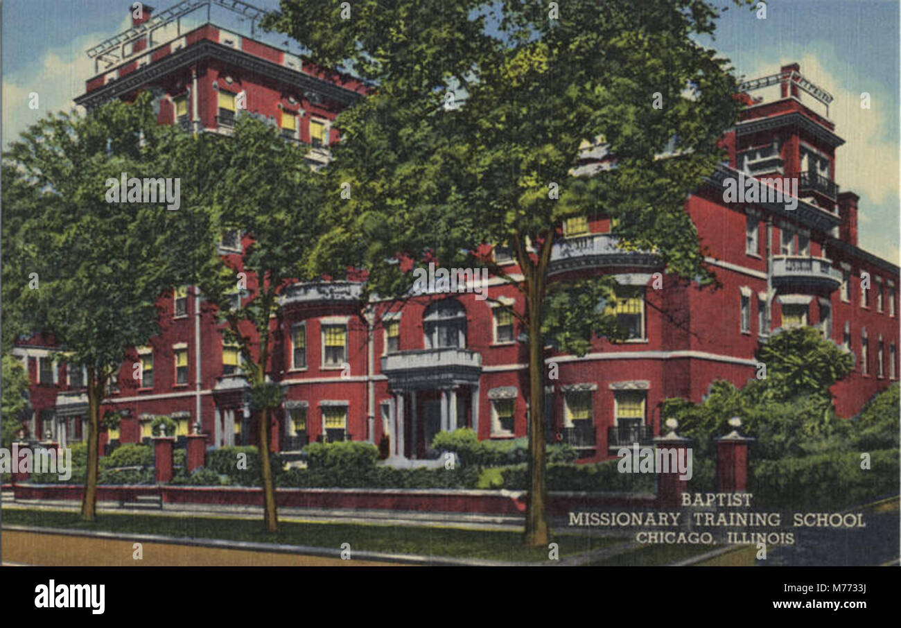 Baptist Missionary Training School, Chicago, Illinois (NBY 416731 Stock