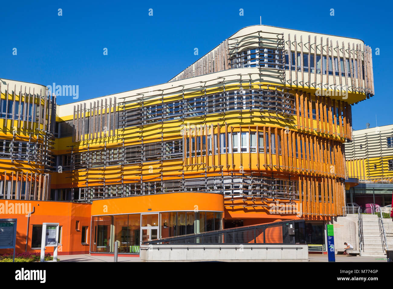 Vienna University of Economics and Business, Vienna, Austria, Europe Stock Photo