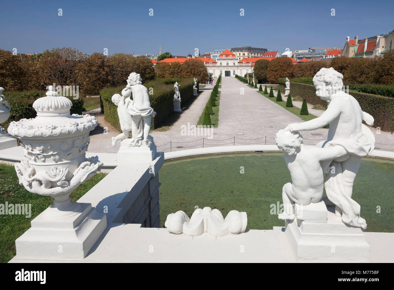 Lower Belvedere Palace, UNESCO World Heritage Site, Vienna, Austria, Europe Stock Photo