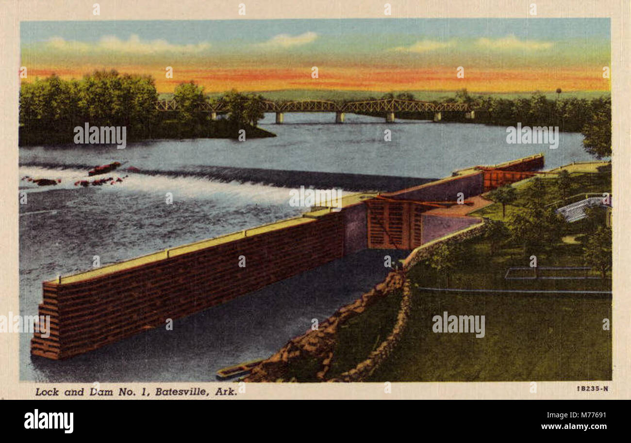 Batesville AR - Lock and Dam No. 1 (NBY 430494 Stock Photo - Alamy