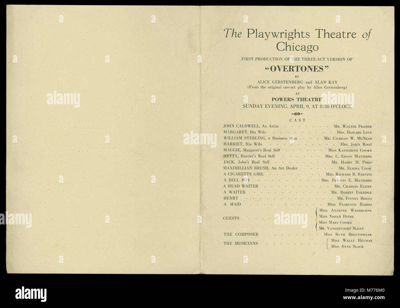 A promotional image for The Playwrights Theatre of Chicago's ...