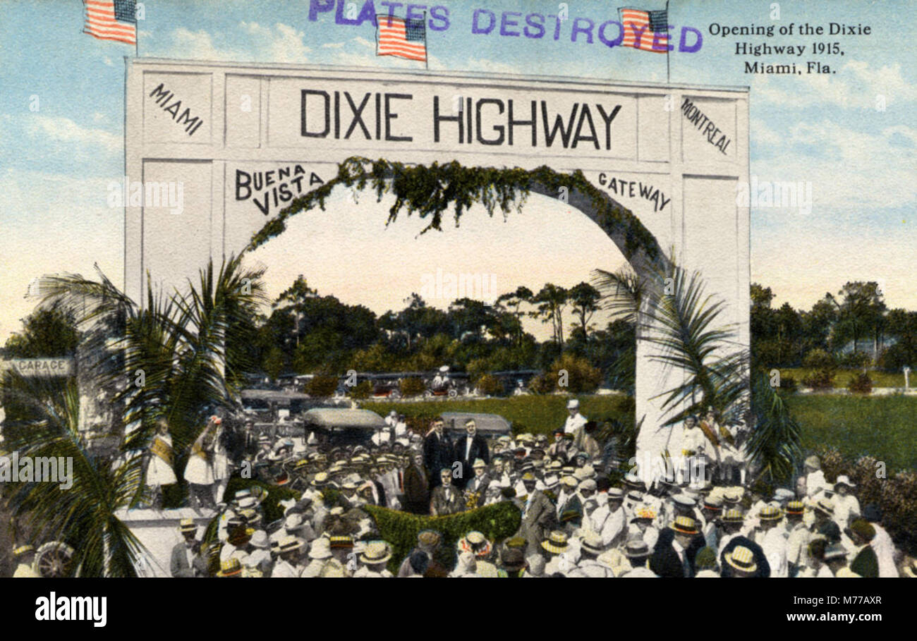 Early 20th century american roadway engineering hi res stock