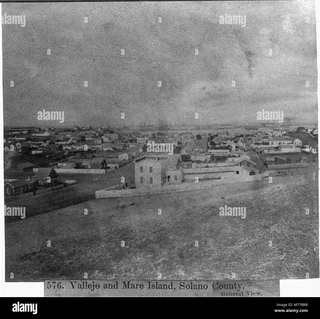 Vallejo and Mare Island, Solano County - General View LCCN2002724160 Stock  Photo - Alamy