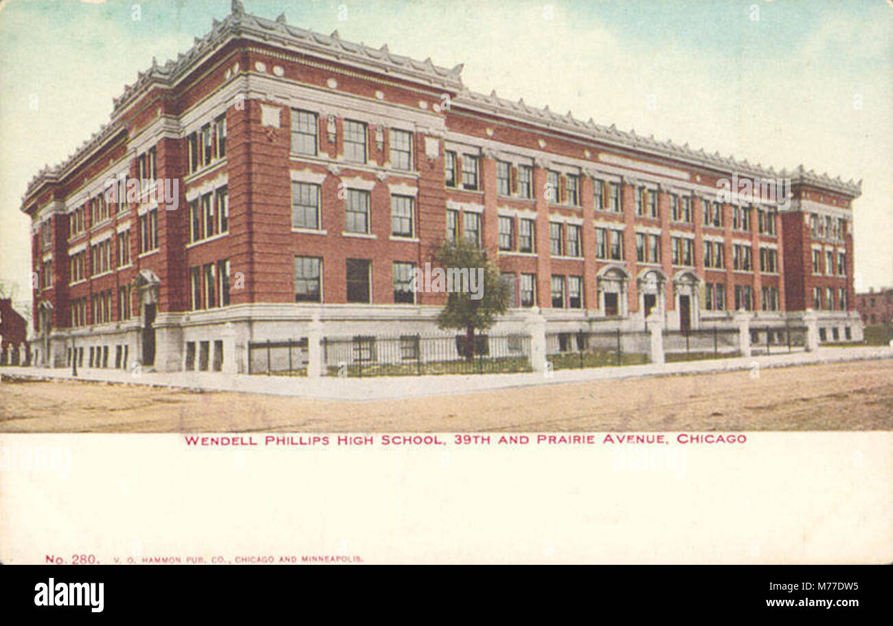 Wendell Phillips High School, 39Th And Prairie Avenue, Chicago (NBY