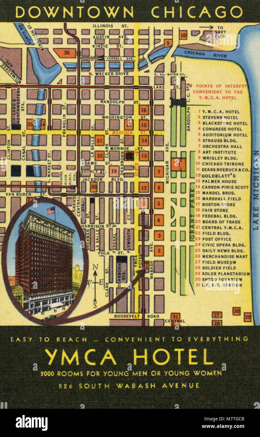 Y.M.C.A. Hotel (NBY 414960 Stock Photo - Alamy