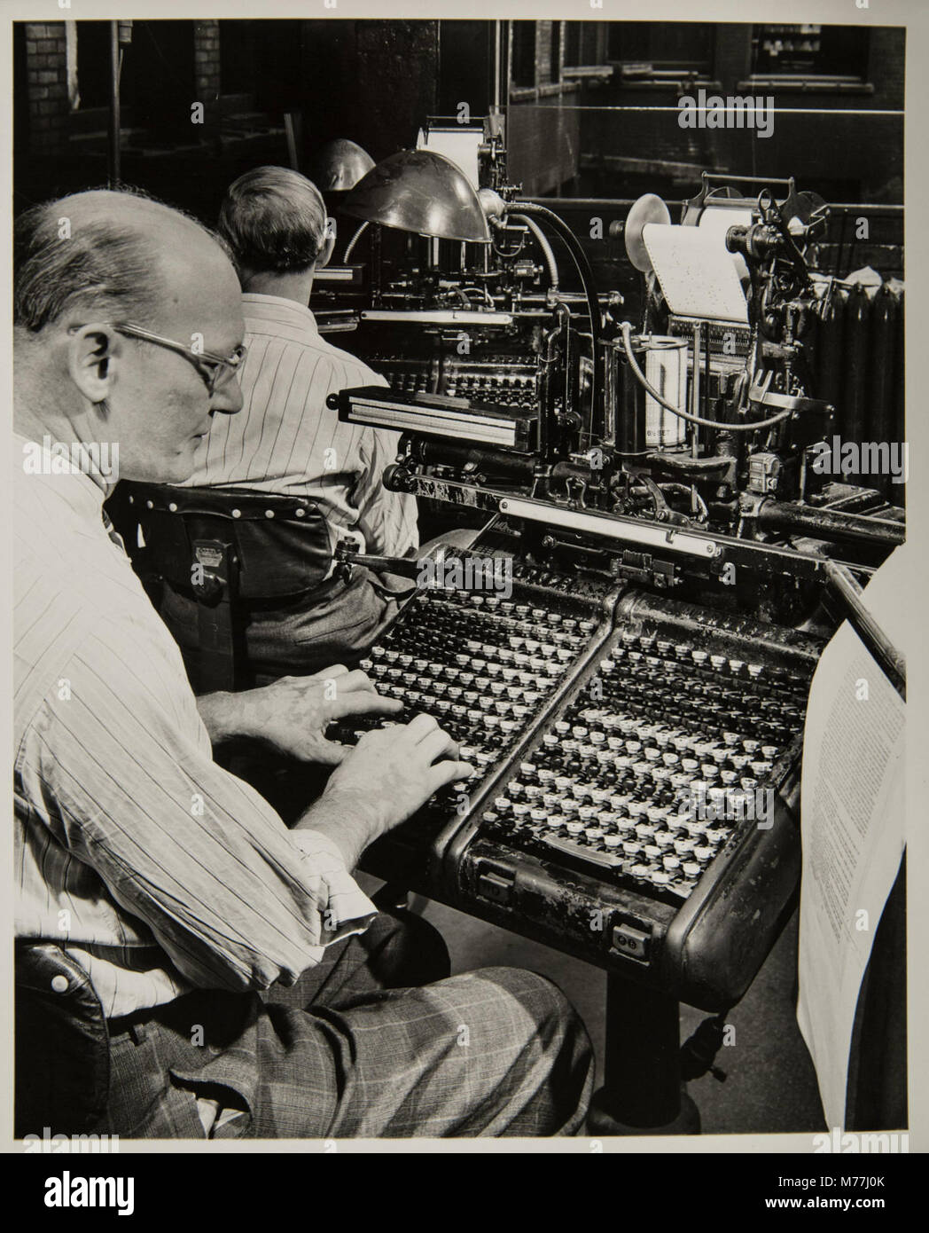 An image illustrating the process of typesetting in book manufacturing ...