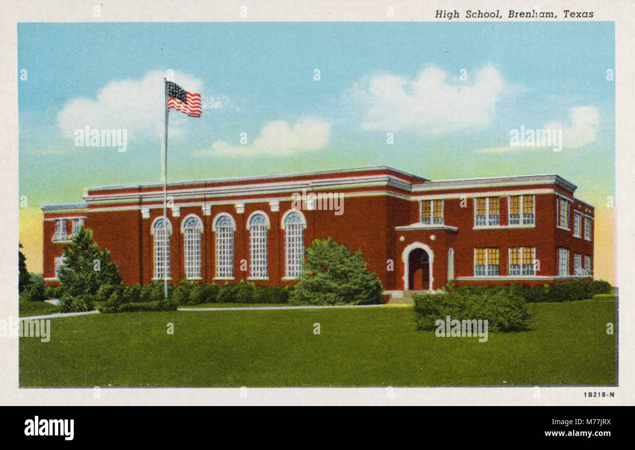 Brenham TX High School (NBY 431131 Stock Photo Alamy