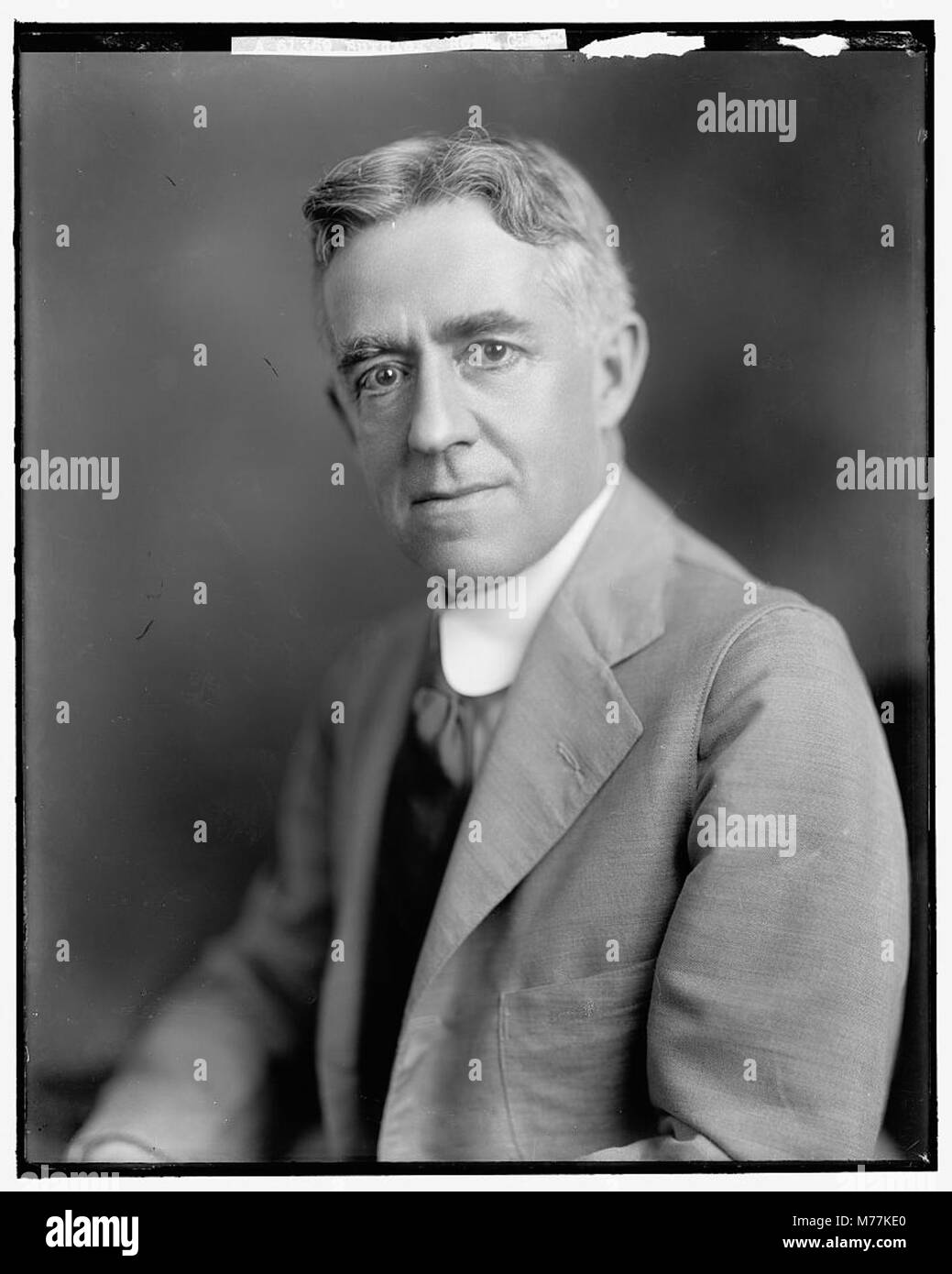 This image features Clark Burdick, identified as an honorable figure ...
