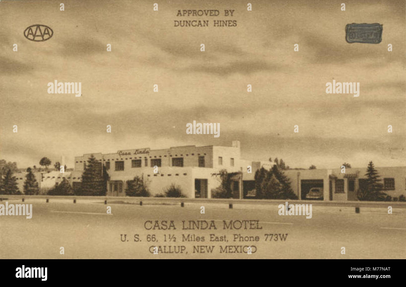 Casa Linda Motel (NBY 435166) Stock Photo