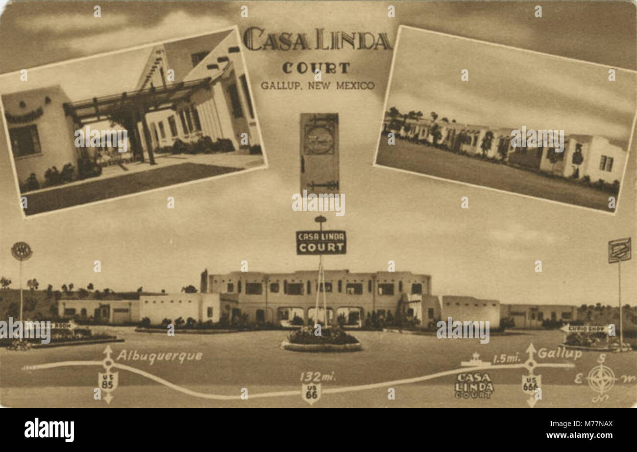 Casa Linda Motel (NBY 435496) Stock Photo