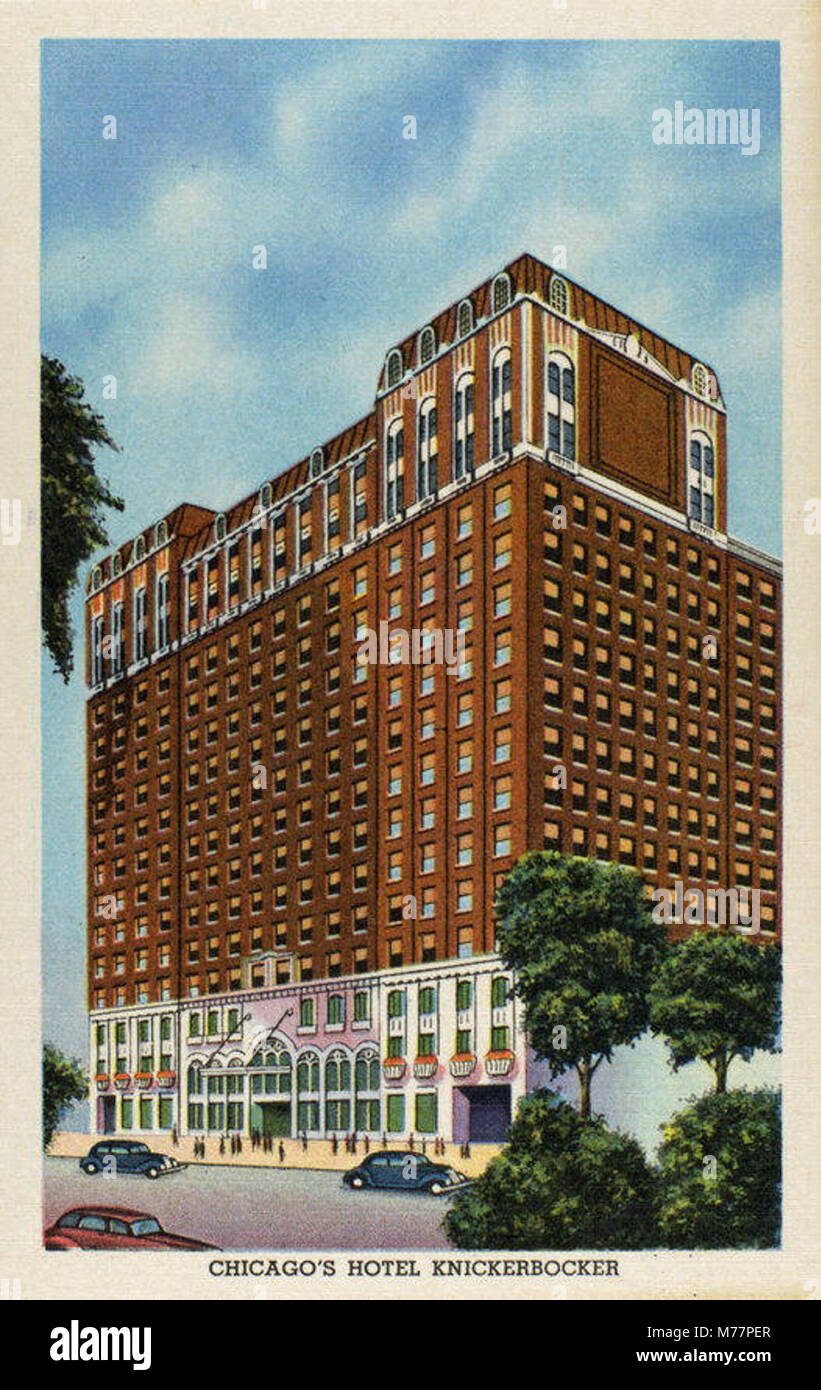 Chicago's Hotel Knickerbocker (NBY 415117 Stock Photo - Alamy