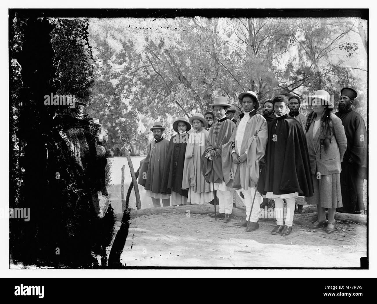 A portrait of the Abyssinian Crown Prince. The image depicts a royal ...